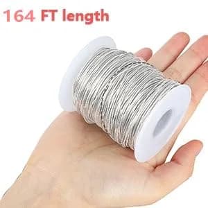 Yountiger 22 Gauge (0.6MM) Stainless Steel Wire 164 Ft | Jewelry Making, Bailing, Snare Trapping - view 4