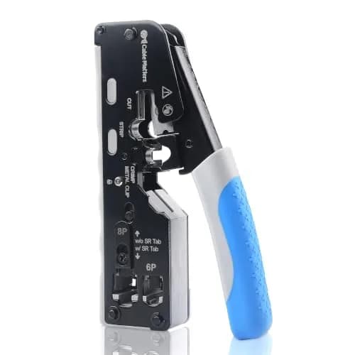 Cable Matters All-In-One Modular Ethernet Crimping Tool Cat 8 | Creates Professional Network Cables thumbnail 1