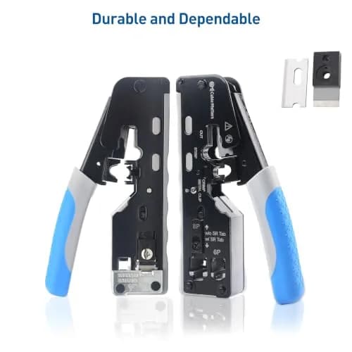 Cable Matters All-In-One Modular Ethernet Crimping Tool Cat 8 | Creates Professional Network Cables thumbnail 7