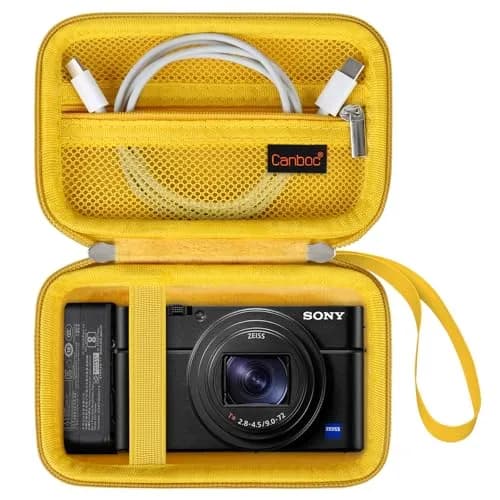 Canboc Yellow Carrying Case for Sony RX100 VII/VI/V Camera | Compact & Portable thumbnail 1