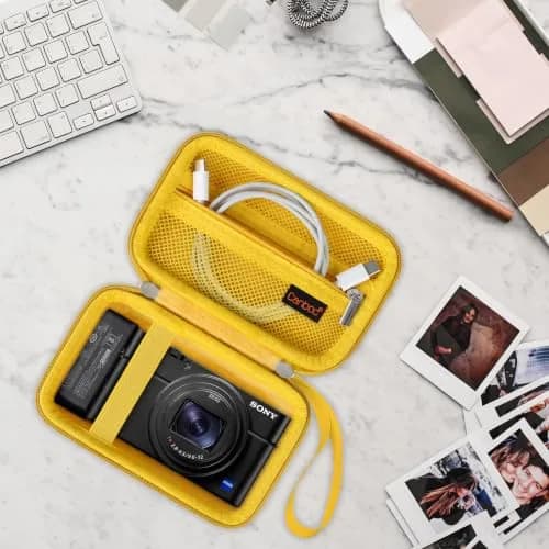 Canboc Yellow Carrying Case for Sony RX100 VII/VI/V Camera | Compact & Portable thumbnail 8