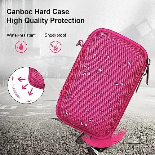 Canboc Rosered Camera Case for Sony RX100 VII/VI/V/IV/III Compact Digital Camera | 13.7cm x 8.1cm x 7cm (5.4" x 3.2" x 2.75") thumbnail 4
