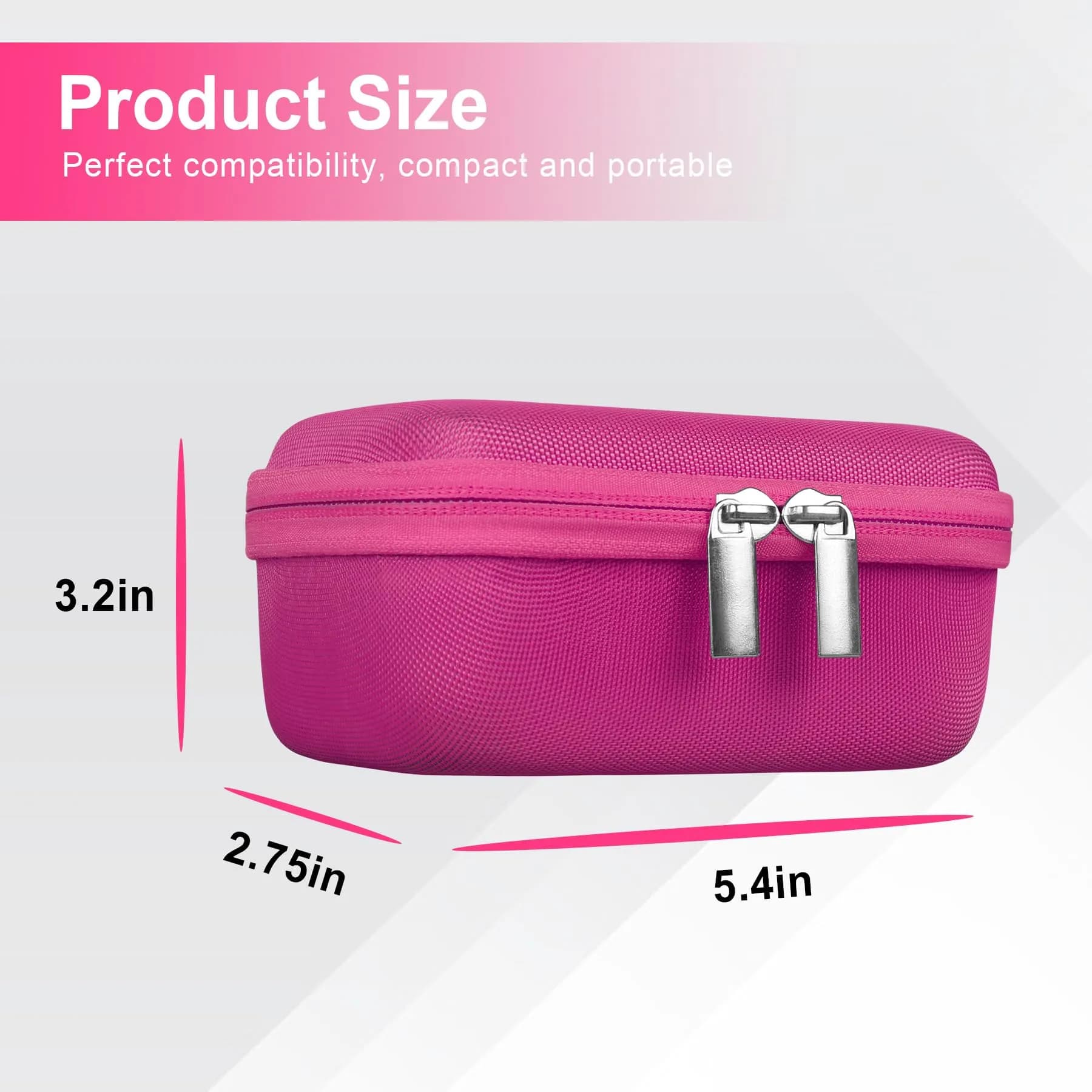 Canboc Rosered Camera Case for Sony RX100 VII/VI/V/IV/III Compact Digital Camera | 13.7cm x 8.1cm x 7cm (5.4" x 3.2" x 2.75") - view 7