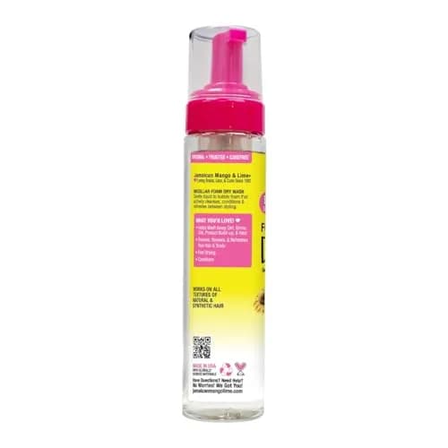 Jamaican Mango & Lime Braids Your Way Dry Wash – Gentle Cleansing Foam for Braids, Locs & Twists – No-Rinse Dry Shampoo for Scalp thumbnail 3