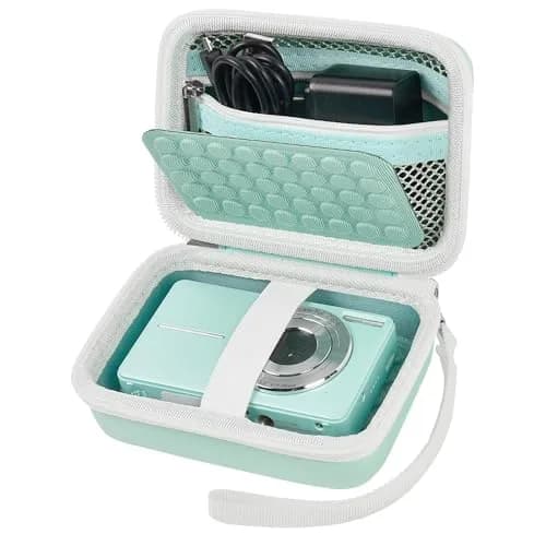 Boobowl Camera Case for Kodak PIXPRO FZ55/FZ45 & CAMKORY Cameras | 10.8 cm x 7.5 cm x 6.5 cm (4.25" x 2.95" x 2.55") thumbnail 1