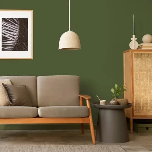 CHIHUT Olive Green Peel and Stick Wallpaper 17.7''x100'' | Self-Adhesive Vinyl Film for Cabinets & Walls thumbnail 7
