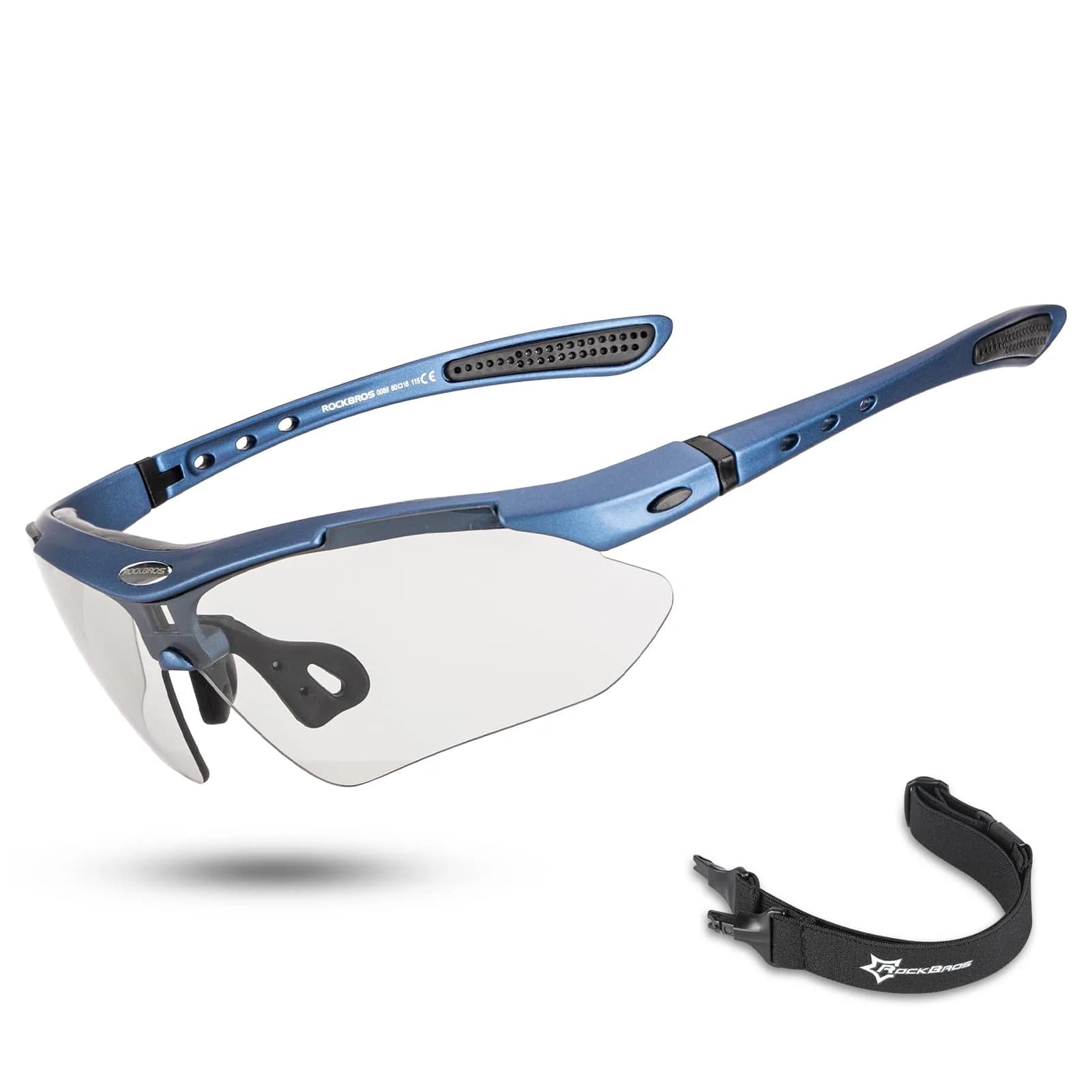 ROCKBROS Photochromic Sports Sunglasses Mens Cycling Pickleball Glasses | UV & Glare Control - main product image