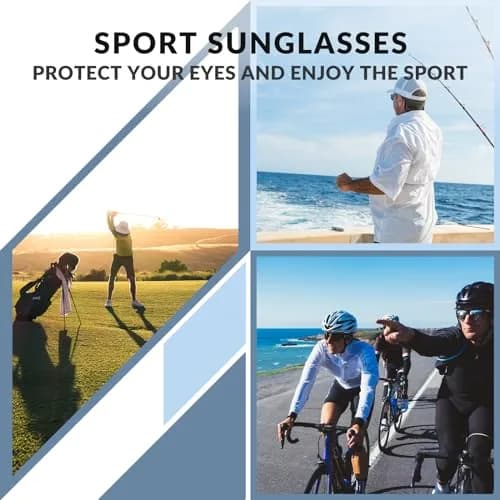 ROCKBROS Photochromic Sports Sunglasses Mens Cycling Pickleball Glasses | UV & Glare Control thumbnail 7