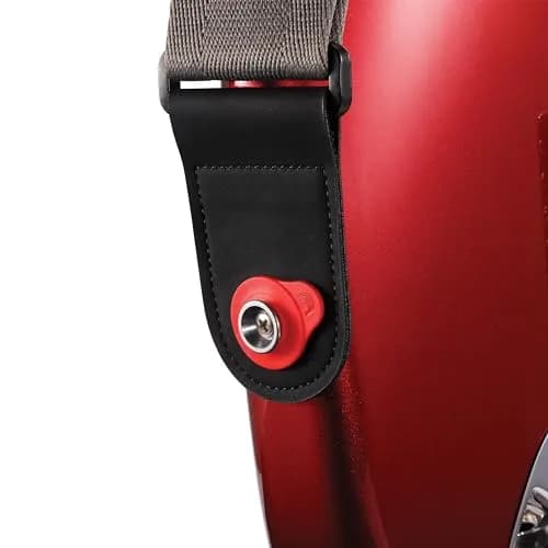 D'Addario Flex Lock Strap Blocks Red Set of 4 | Secure Guitar Strap Protection thumbnail 3
