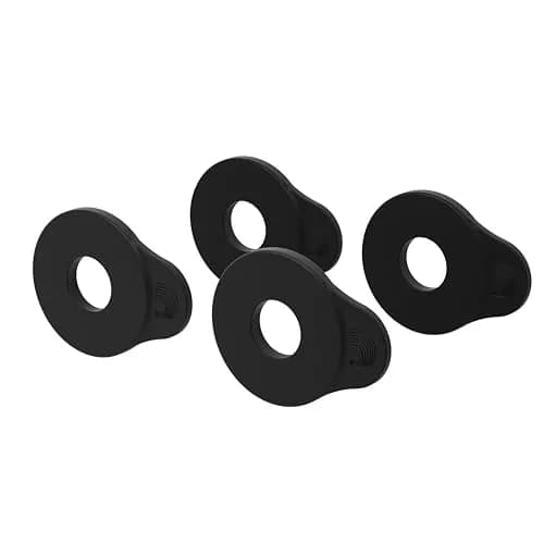 D'Addario Flex Lock Strap Blocks Set of 4 Black | Secure Guitar Strap Solution thumbnail 1