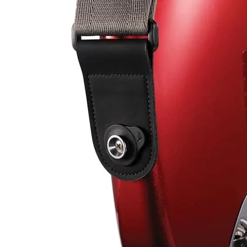 D'Addario Flex Lock Strap Blocks Set of 4 Black | Secure Guitar Strap Solution thumbnail 3