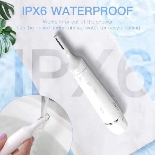 HEBECA Nose Hair Trimmer for Women and Men, 3-in-1 Electric Facial Hair Removal, Rechargeable, Waterproof, Portable, Face & Ear Razor (FT3001) | Hypoallergenic Stainless Steel thumbnail 7