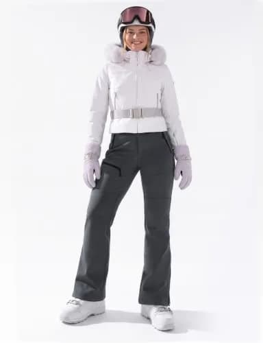 Cycorld Womens Snow Pants: Warm Fleece Lined Ski Pants Softshell | Flared Fit, Windproof & Water-Resistant thumbnail 2