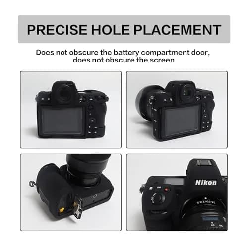 Easy Hood Z8 Camera Case Black | Soft Silicone Protective Cover for Nikon Z8 thumbnail 4