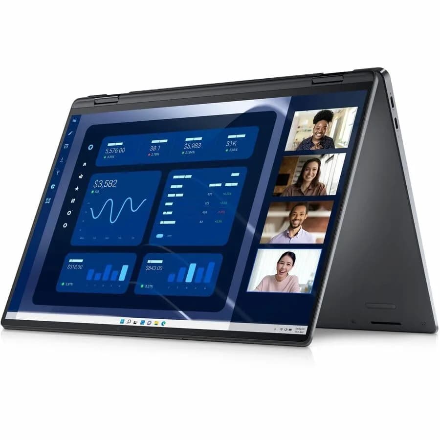 Dell Latitude 9450 14" Touchscreen Convertible Notebook - QHD+ - Intel Core Ultra 7 165U - 16 GB RAM - 512 GB SSD - Magnetite thumbnail 14