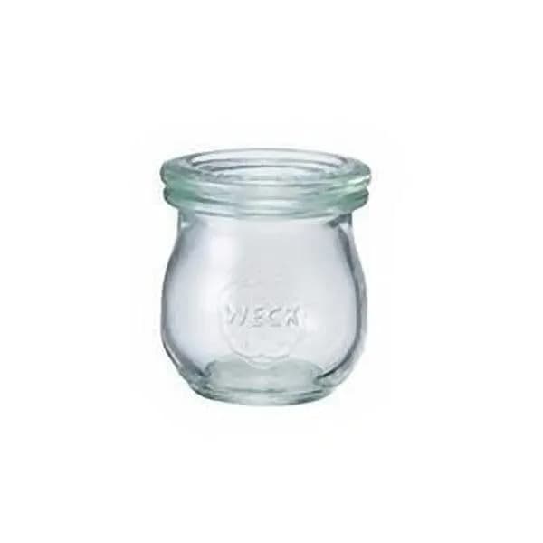 マークスインターナショナル WECK WE-788 Mini Tulip Food Storage Container 40ml | Transparent Glass, Screw Top, Germany Origin