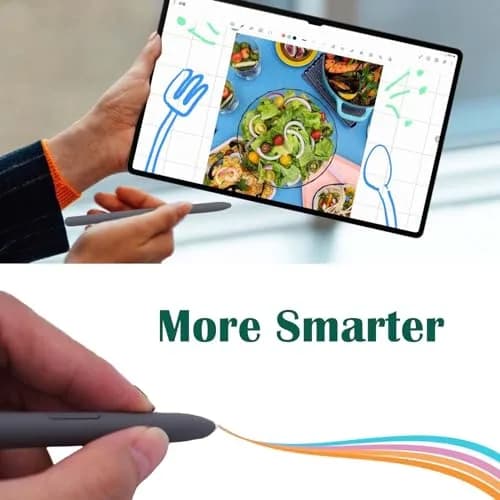 CaoXiong Grey Input Pen for Samsung Galaxy Tab S9 FE/S9 FE+ | 4096 Pressure Levels, Precise Control thumbnail 4