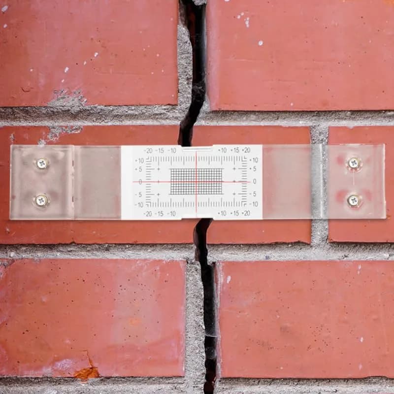 Mountlaser Tell-Tale Crack Monitor 20PCS | ±1mm Tick Marks, ±20mm Horizontal Range - view 7