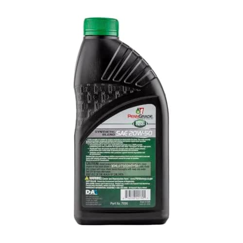 PENN GRADE 1 Synthetic Blend High Performance Oil SAE 20W-50 | 6 Pack, 1 Quart Bottles thumbnail 7