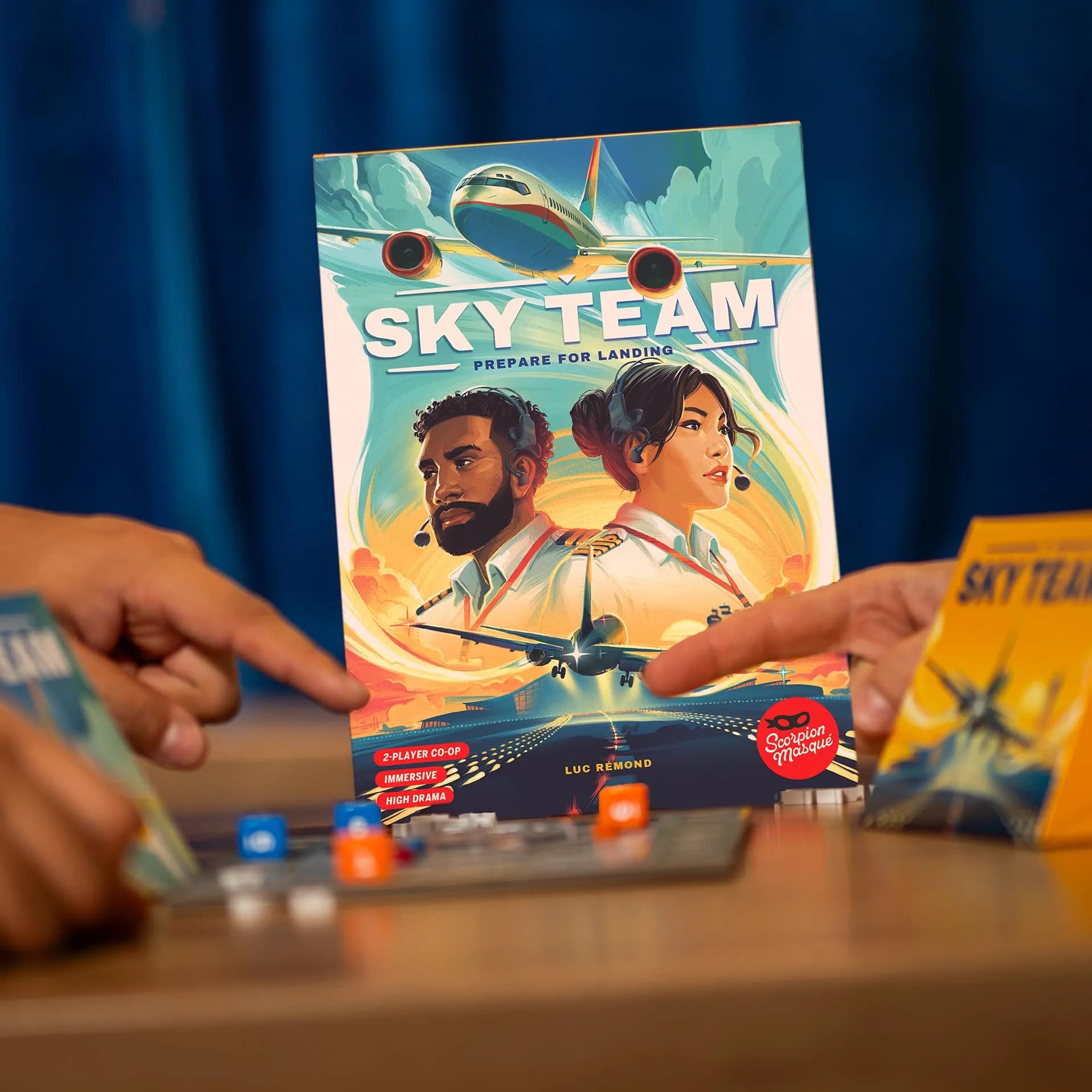 Scorpion Masqué Sky Team Cooperative Board Game | Ages 12+ | 2 Players - view 6