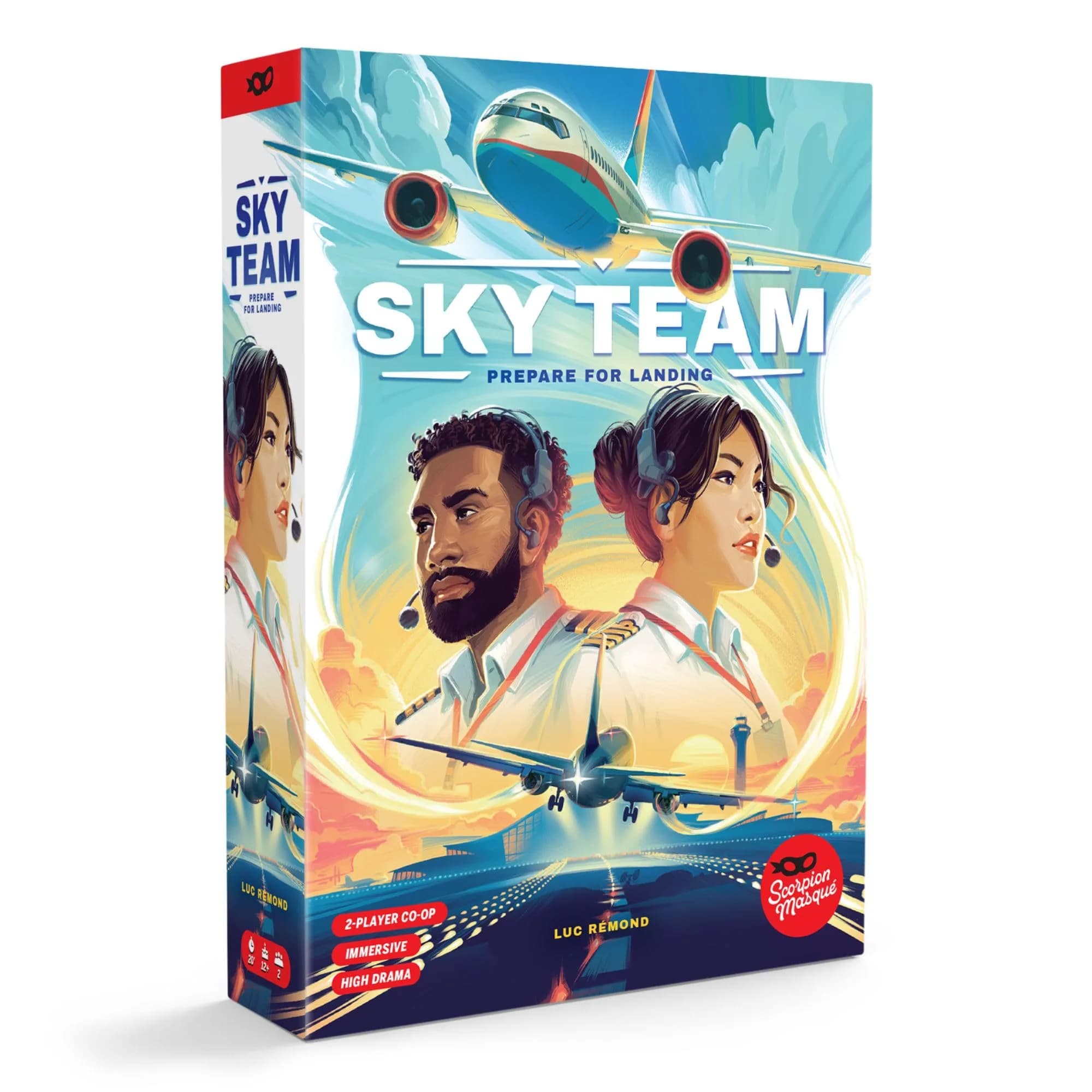 Scorpion Masqué Sky Team Cooperative Board Game | Ages 12+ | 2 Players - main product image