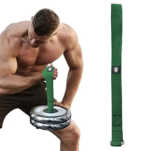 J Bryant Hand Strengthener Wrist Forearm Biceps Strap | Heavy-Duty 2mm Woven, Green thumbnail 1