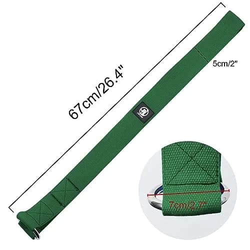 J Bryant Hand Strengthener Wrist Forearm Biceps Strap | Heavy-Duty 2mm Woven, Green thumbnail 5
