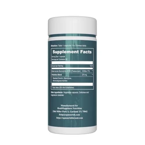 UpNourish Probiotics for GLP-1 Support, 60 Capsules | Supports Gut & Immunity thumbnail 6