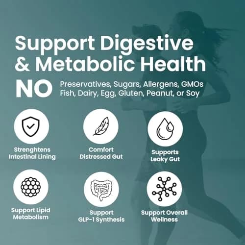 UpNourish Probiotics for GLP-1 Support, 60 Capsules | Supports Gut & Immunity thumbnail 8