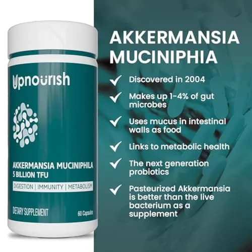 UpNourish Probiotics for GLP-1 Support, 60 Capsules | Supports Gut & Immunity thumbnail 2