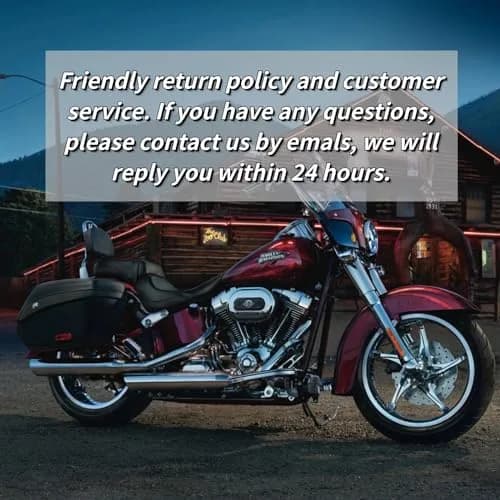 SoCiMa License Plate Attachment with Frame Compatible with Harley Davidson 3 Hole Mount (Black) | Customizable thumbnail 7
