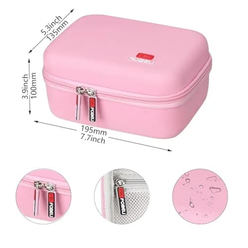 FBLFOBELI Hard Storage Case for Philips Epilator BRE740/14, EVA Protective Travel Bag (Black, 19.8cm x 16.3cm x 9.8cm) thumbnail 4