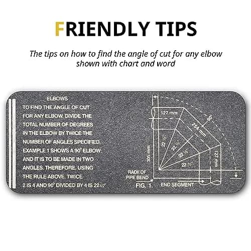 Goldland-WELD PROTECT Pipe Wrap Around Measuring Tool 6 ft (1.83 m) | Stainless Steel Flex Angle Gauge thumbnail 4
