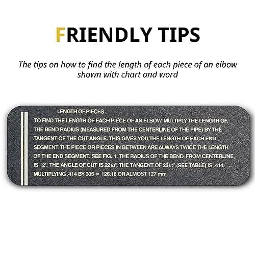 Goldland-WELD PROTECT Pipe Wrap Around Measuring Tool 6 ft (1.83 m) | Stainless Steel Flex Angle Gauge thumbnail 5