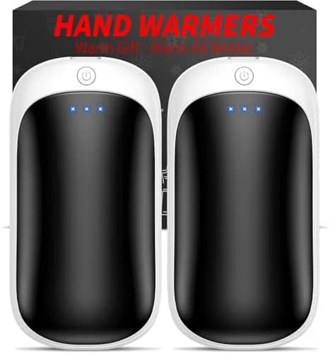 Lerat Rechargeable Hand Warmers 2 Pack | Portable Electric Pocket Heaters for Men Women Kids thumbnail 1