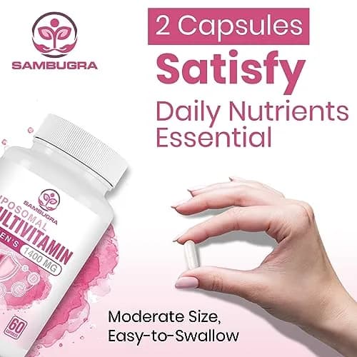 Sambugra Liposomal Multivitamin for Women 1400MG | Supports Immunity, Hair & Skin thumbnail 9