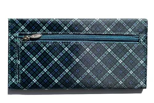 Big Skinny Slimvelope TriFold Clutch Wallet 17.78cm (7.5in) | Holds Up to 40 Cards, Evergreen Plaid thumbnail 2