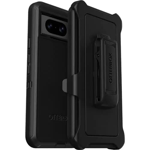 OtterBox Pixel 8 Defender Series Case - BLACK | Rugged & Durable with Port Protection thumbnail 1