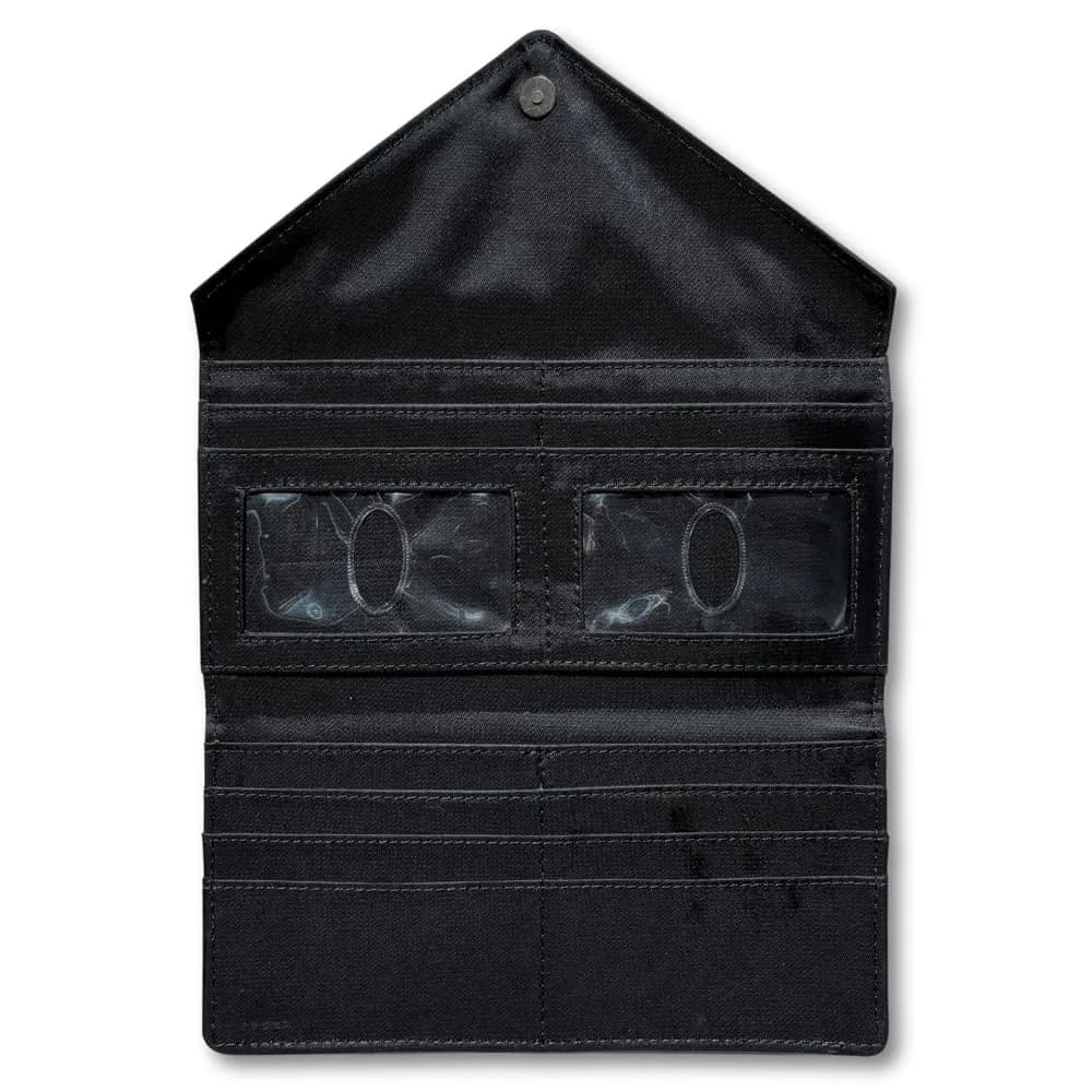 Big Skinny Slimvelope TriFold Clutch Wallet 19.05cm (7.5in) | Holds Up to 40 Cards, Ink Dot - view 4