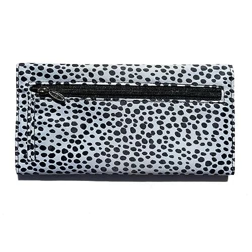 Big Skinny Slimvelope TriFold Clutch Wallet 19.05cm (7.5in) | Holds Up to 40 Cards, Ink Dot thumbnail 2