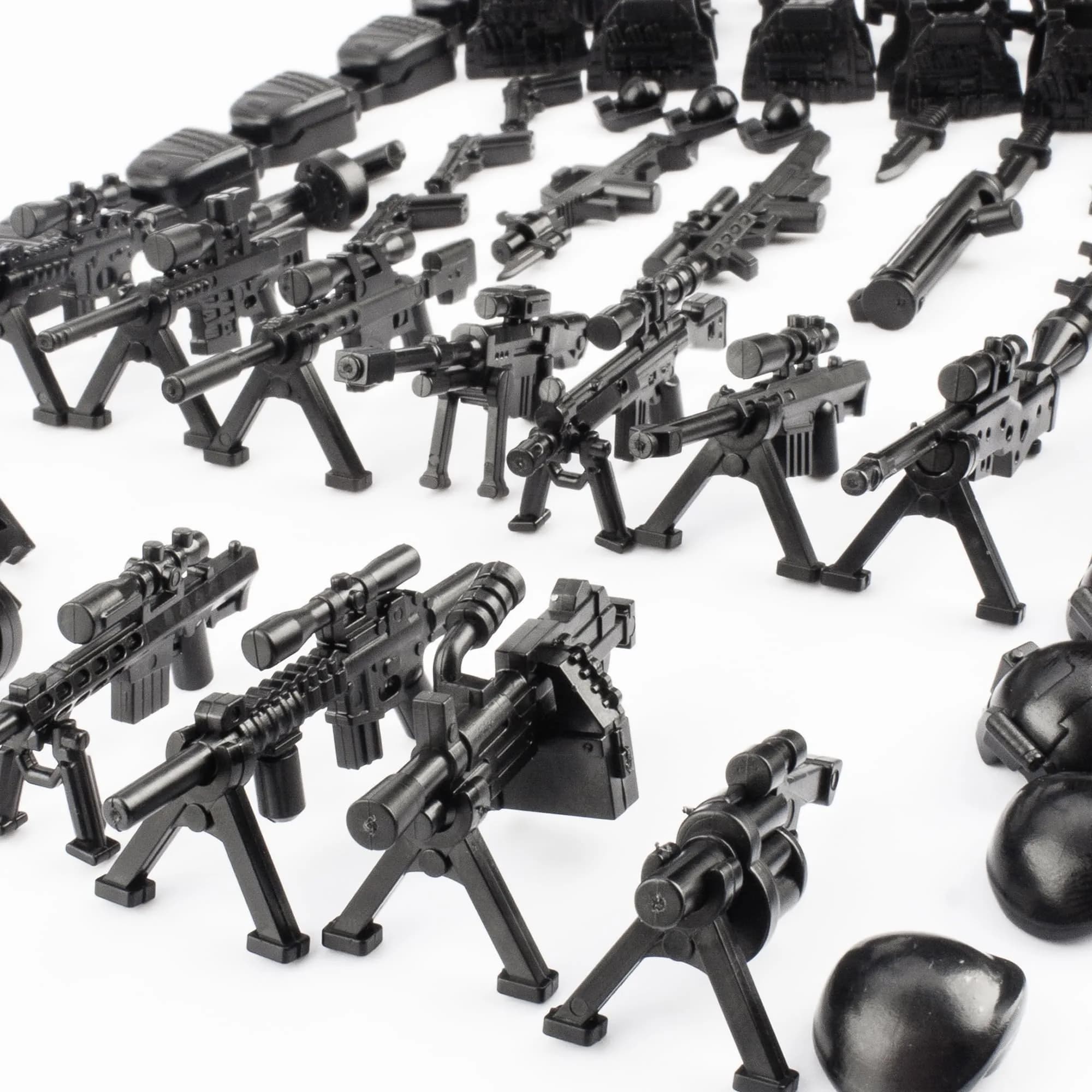 MaozyHomie US Army Battle Toy Set Weapons Pack 83 Pcs | Compatible with Major Brands - view 5