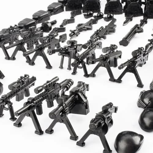 MaozyHomie US Army Battle Toy Set Weapons Pack 83 Pcs | Compatible with Major Brands thumbnail 5