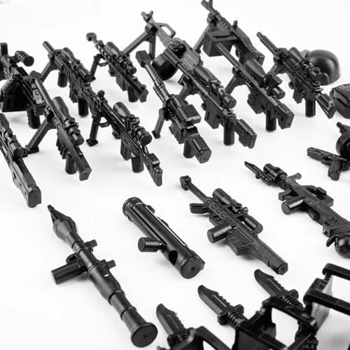 MaozyHomie US Army Battle Toy Set Weapons Pack 83 Pcs | Compatible with Major Brands thumbnail 6
