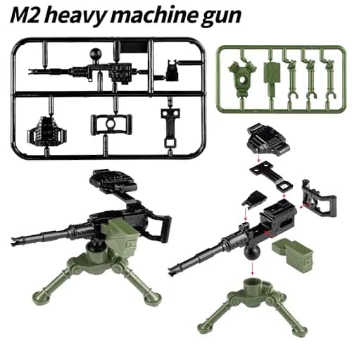 MaozyHomie Toy Weapons Accessories Pack Military U.S 5 Types Heavy Weaponry Building Blocks Compatible with Major Brands thumbnail 5