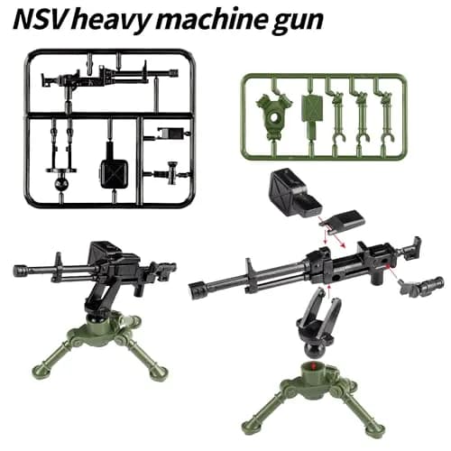 MaozyHomie Toy Weapons Accessories Pack Military U.S 5 Types Heavy Weaponry Building Blocks Compatible with Major Brands thumbnail 6
