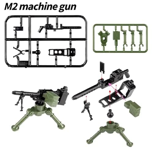 MaozyHomie Toy Weapons Accessories Pack Military U.S 5 Types Heavy Weaponry Building Blocks Compatible with Major Brands thumbnail 7