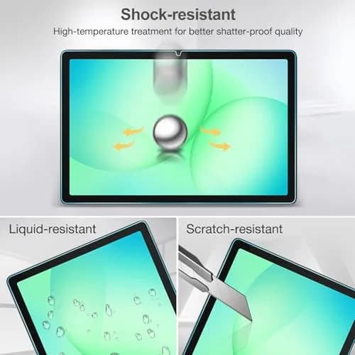 ProCase Tempered Glass Screen Protector for Samsung Galaxy Tab A9+ 11 Inch | 9H Hardness, HD Clear, Bubble-Free Installation thumbnail 5