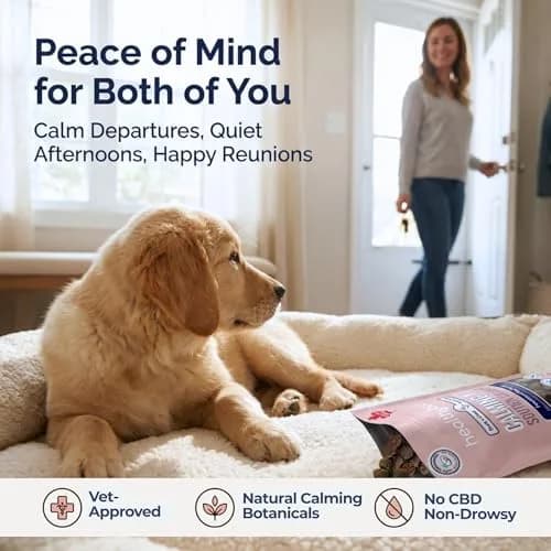 healthybud Calming Aid, Duck Dog Treats & Toppers 4.6oz | Stress & Anxiety Relief for Dogs thumbnail 7