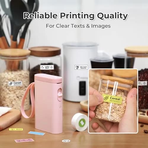 Nelko P21 Bluetooth Label Maker Machine with Tape | Portable Wireless Mini Label Printer thumbnail 7