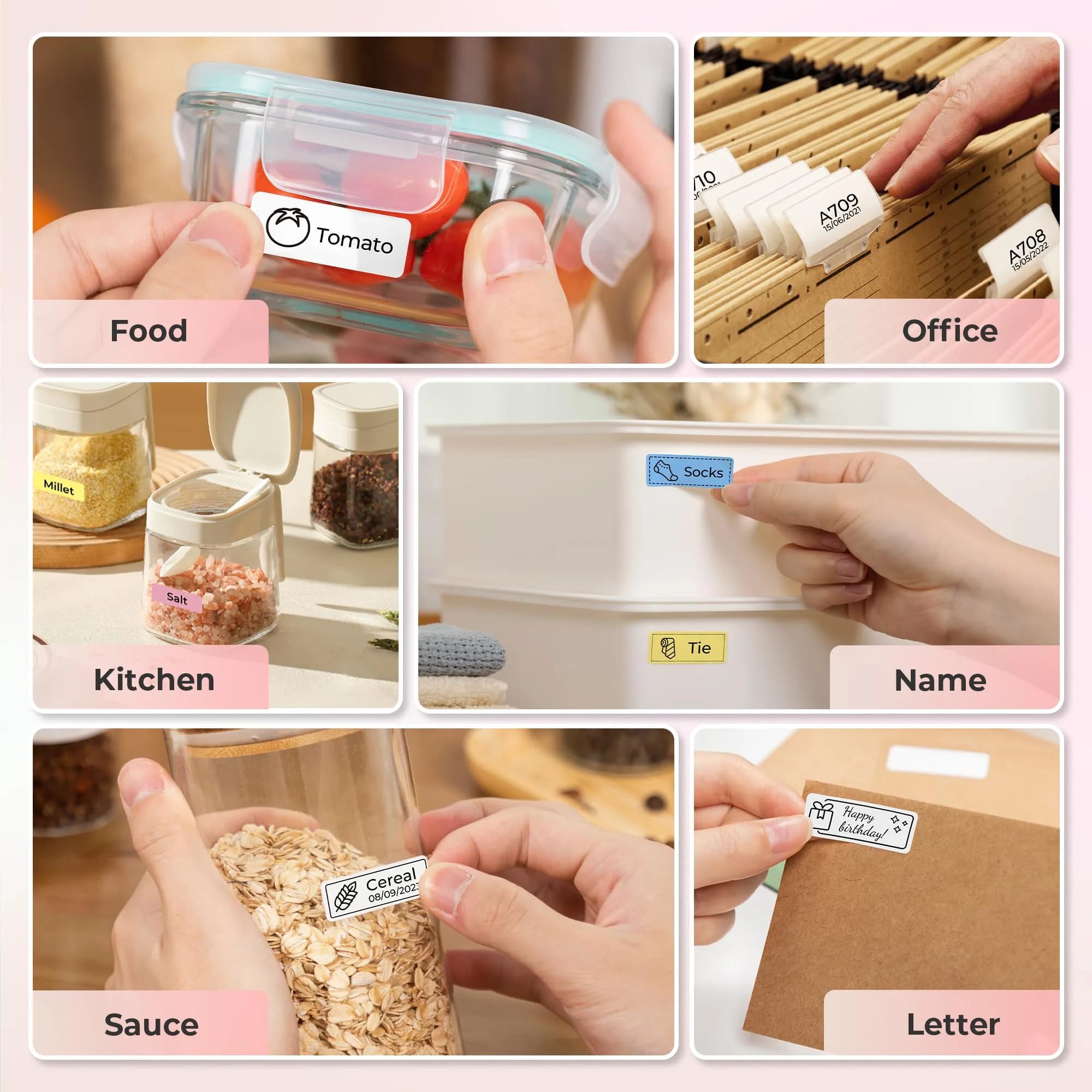 Nelko P21 Bluetooth Label Maker Machine with Tape | Portable Wireless Mini Label Printer - view 8